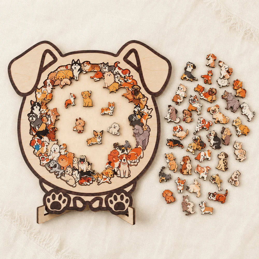 Drewniane Puzzle