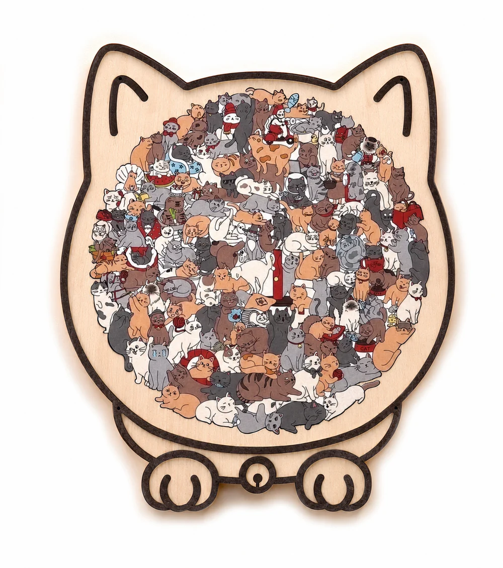 Drewniane Puzzle