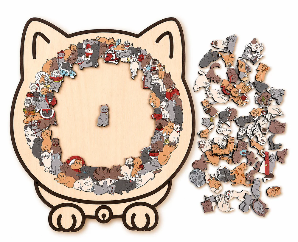 Drewniane Puzzle
