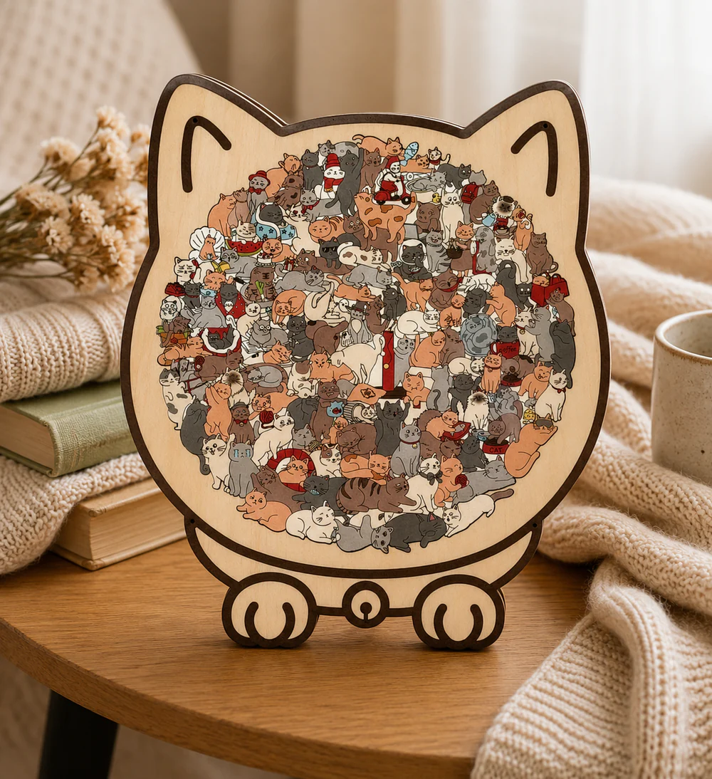 Drewniane Puzzle