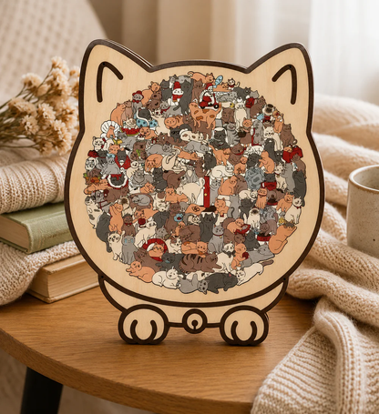 Drewniane Puzzle