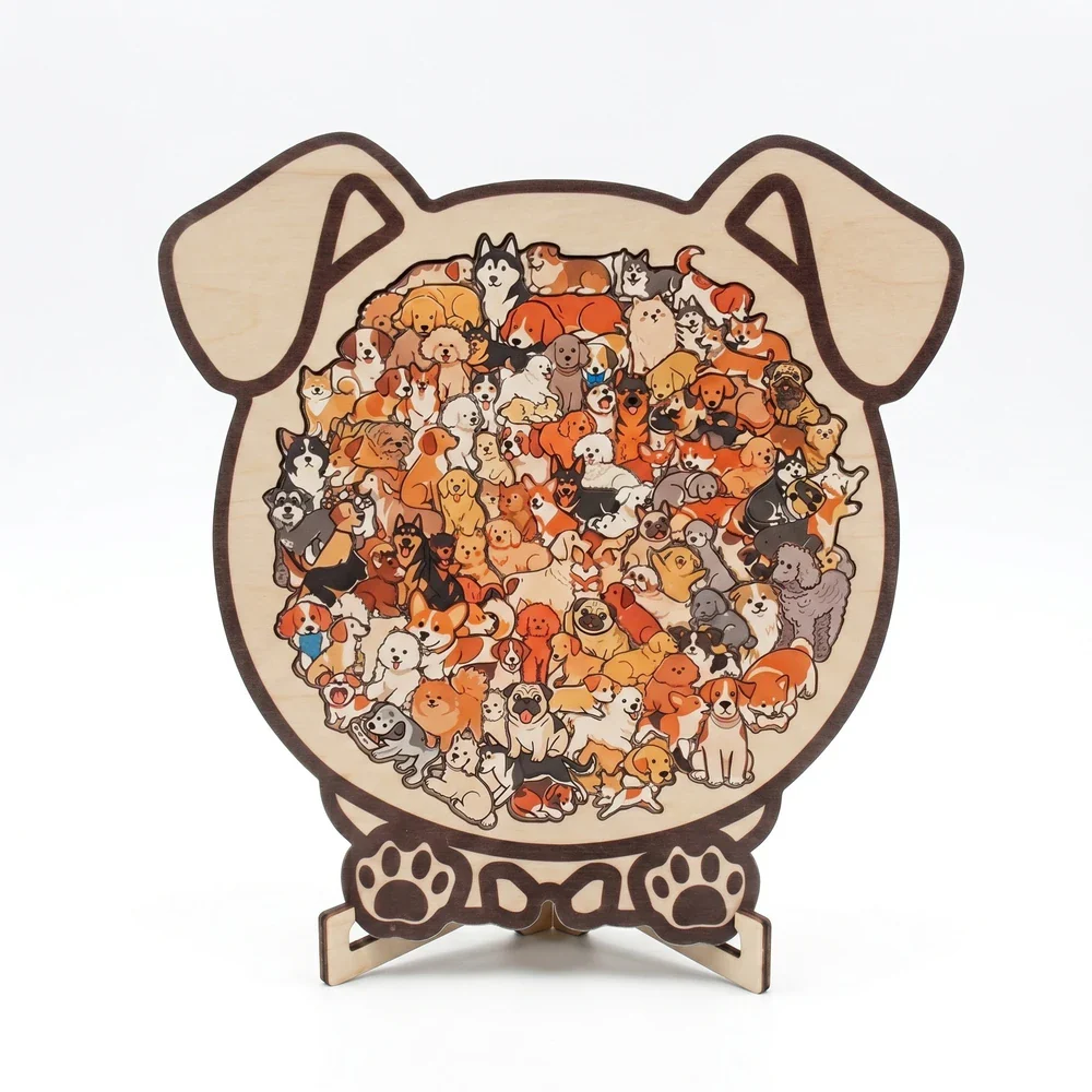Drewniane Puzzle